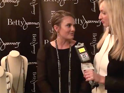 Betty James Jewelry Photo Shoot fun behind the scenes look